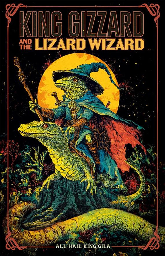 King Gizzard & The Lizard Wizard まとめ売り King Gizzard and the Wizard Lizard 3D Lenticular Prints- KGWL 3D