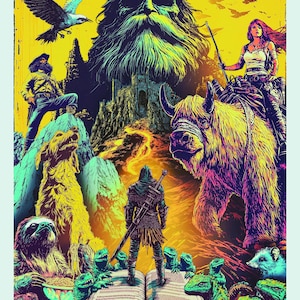 Phish "Surrender to the Flow" Poster: The Entire Gamehendge in one  3D Lenticular Print