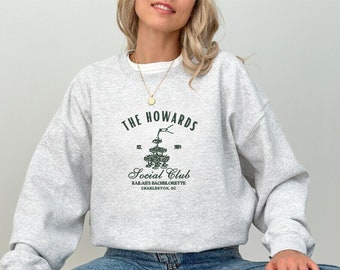 Custom Bachelorette Party Embroidered Sweatshirt, Luxury Bachelorette Merch, Social Cocktail Club, Bridal Party Gifts, Bachelorette Crewneck