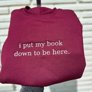 If You Can Read This I Was Forced To Put My Book Down Shirt100% cotton