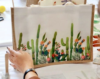 Hand-painted bag