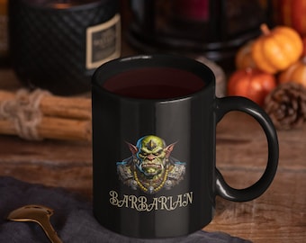 Barbarian Coffee Mug - DND - Dungeons and Dragons - Gift Idea for Epic Fantasy Lovers