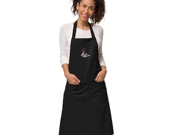 Grembiule da cucina in cotone organico - Eco-Friendly Kitchen Apron: Comfort, Functionality, and Style in One