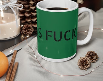Ally As F* Mug – Funny Selection Dropout Banter Gift, Military Coffee Cup for the Nearly-Special, Army Humor Brew Mug