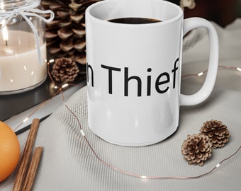 OXYGEN THIEF! – Military Humor Mug, Squaddie Coffee Cup, Army Slang Gift