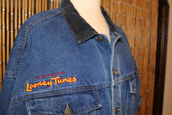 Vintage 90s Looney Tunes Classic Wear Denim Jacket - image 6