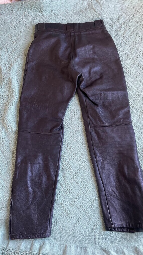 Leather Motorcycle Pants - image 2