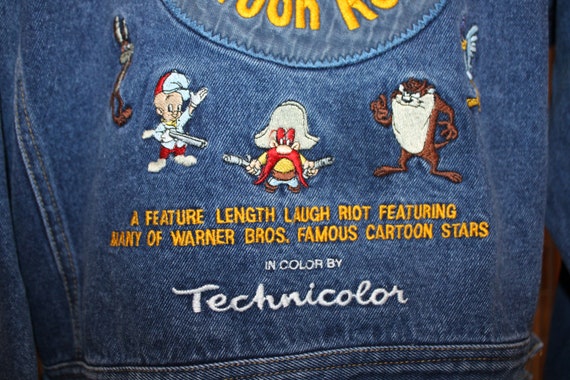 Vintage 90s Looney Tunes Classic Wear Denim Jacket - image 9