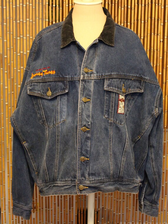 Vintage 90s Looney Tunes Classic Wear Denim Jacket - image 1