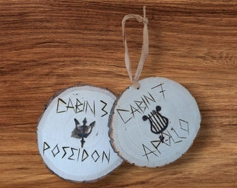 Percy Jackson Cabin ornaments