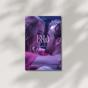 Pôster de La La Land, download de arquivo digital, download de pôster de filme, pôster de filme, pôster, impressão