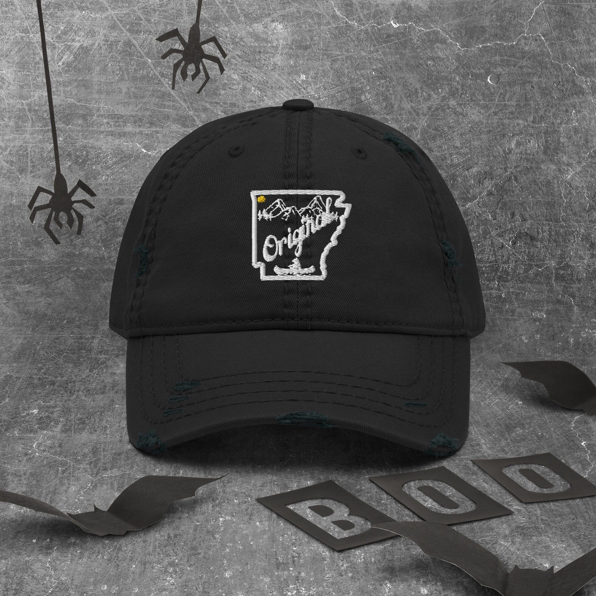 Arkansas Original Distressed Hat Adventure Hat Arkansas Hat Arkansas Gift Arkansas Souvenir Arkansas Family Vacation Arkansas Dad Hat