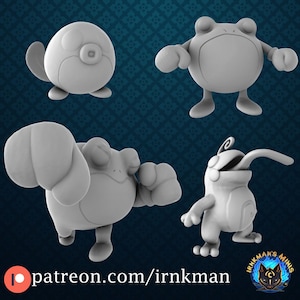 Poliwag Evolution Line from Irnkman Minis