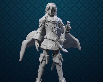 Lucina from Irnkman Minis. Total height apx. 45mm