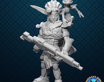 Jak and Daxter from Irnkman Minis. Total height apx. 50mm