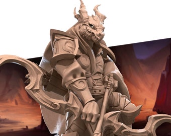 Ranger from Bite the Bullet's Dragonborn 2 set. Total height apx. 47mm