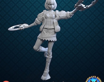 Mio from Irnkman Minis. Total height apx. 46mm