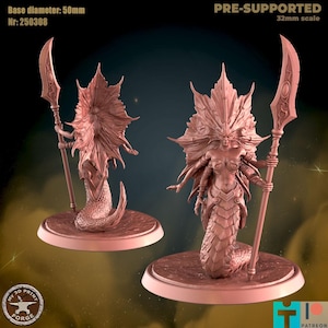 Naga Summoner from My3DPrintForge&#39;s Naga set