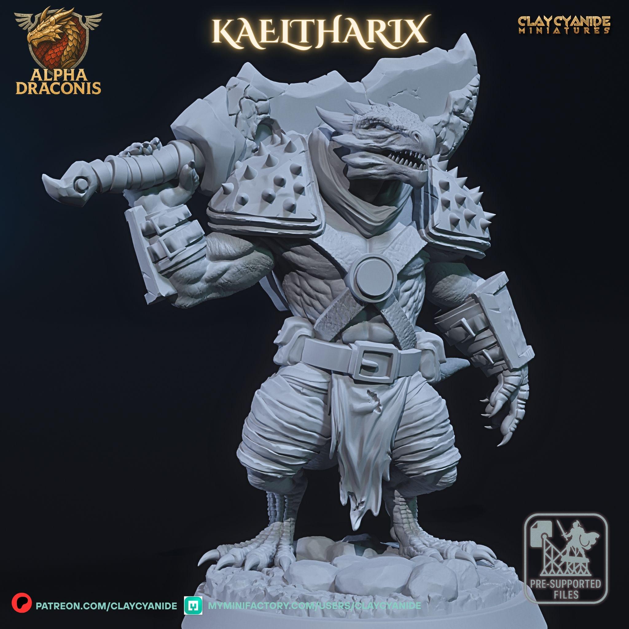 Kaeltharix From Clay Cyanide's Alpha Draconis Set. Total Height