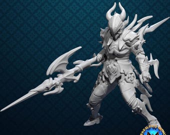 Fantasy Dragoon from Irnkman Minis. Total height apx. 50mm