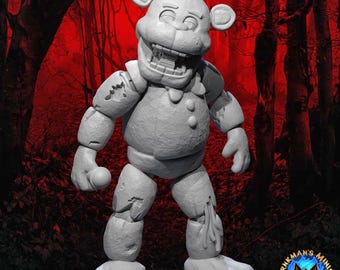 Old Pizza Bear from Irnkman Minis. Total height apx. 51mm