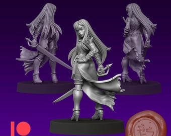 Shanoa from Ethan Savage Studio. Total height apx. 40mm