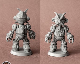 Mimiron from My3dPrintForge's Ulduar set. Total height apx. 62mm