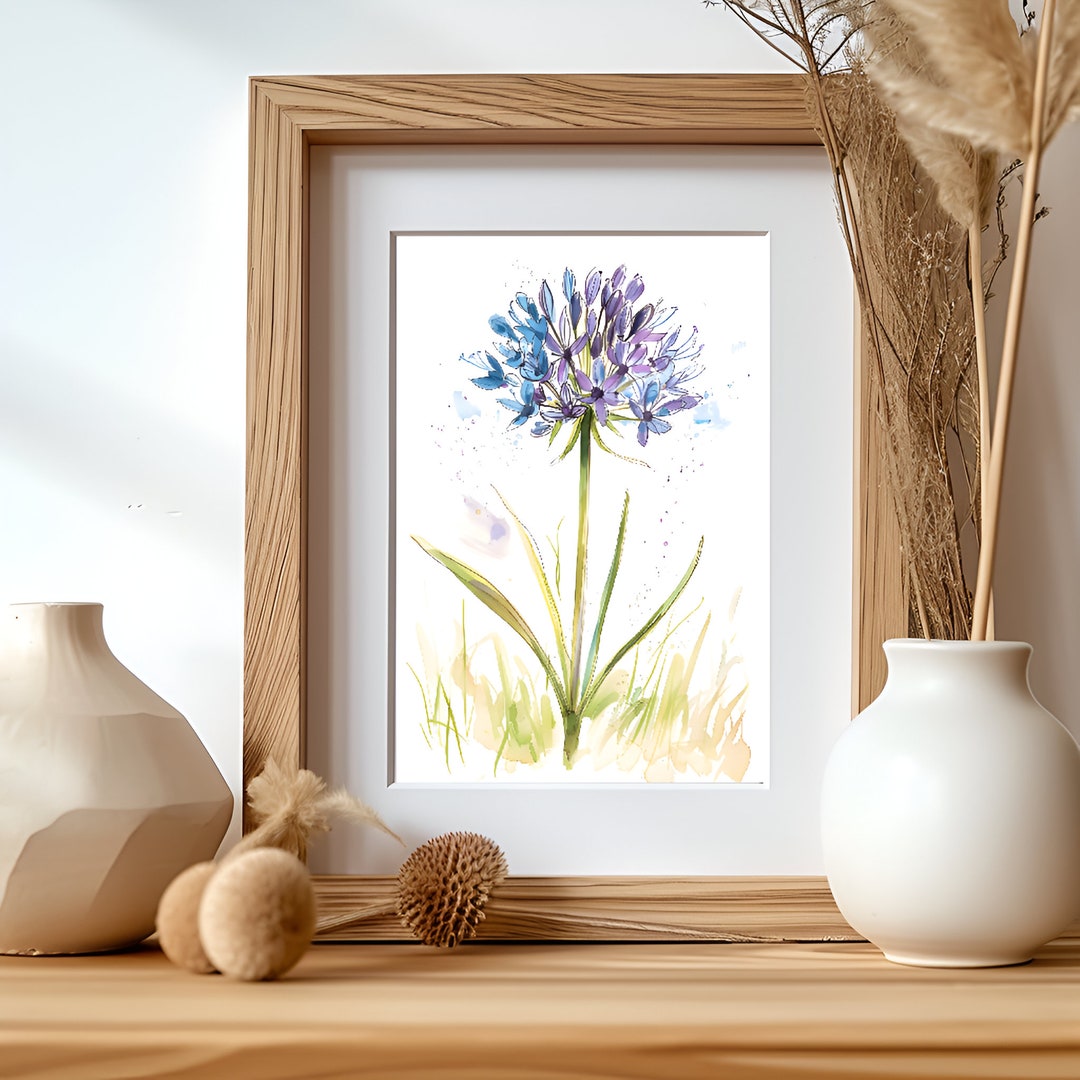 PRINTABLE Lilac Flowers Floral Wall Art Home Decor Wall Print Nursery ...