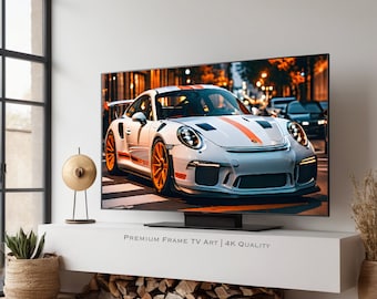 FRAME TV Art Porsche Print Porsche Art Porsche GT3RS Exotic Car Wall Art Porsche 911 Poster Porsche DIGITAL Download Samsung Frame Tv Frame