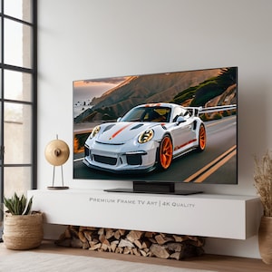 FRAME TV Art Porsche Print Porsche Art Porsche GT3RS Exotic Car Wall Art Porsche 911 Poster Porsche DIGITAL Download Samsung Frame Tv Frame