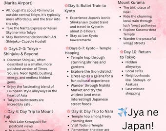 Itinerario de 10 días por Japón