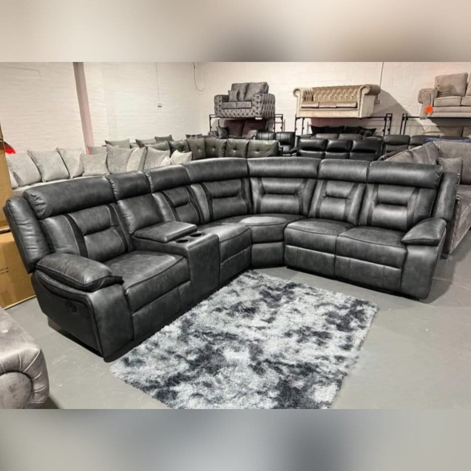 Corry leather sectional deals