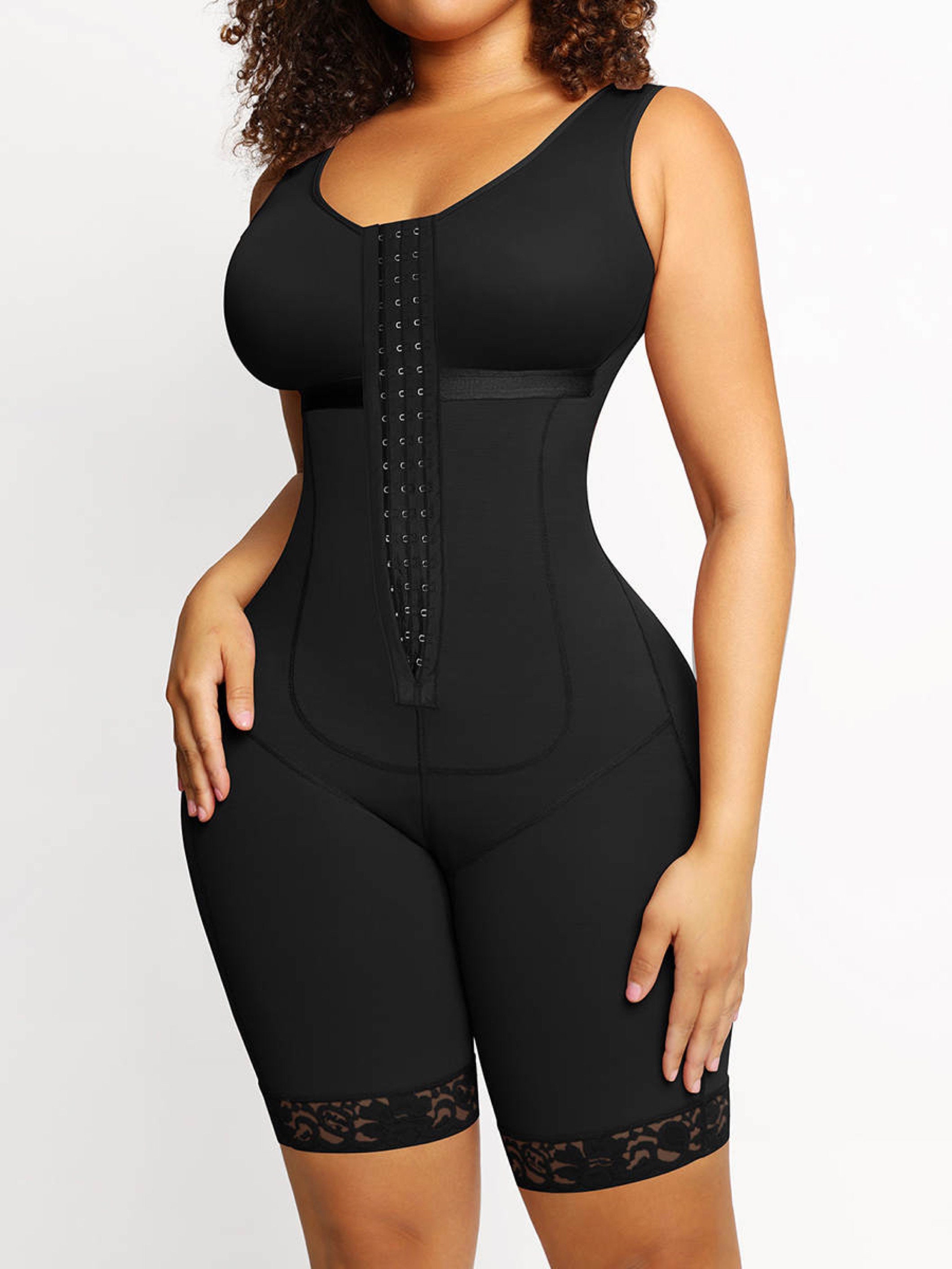 Colibri Women's Cinturilla Reloj de Arena Hourglass Waist trainer Black  Size 3XL