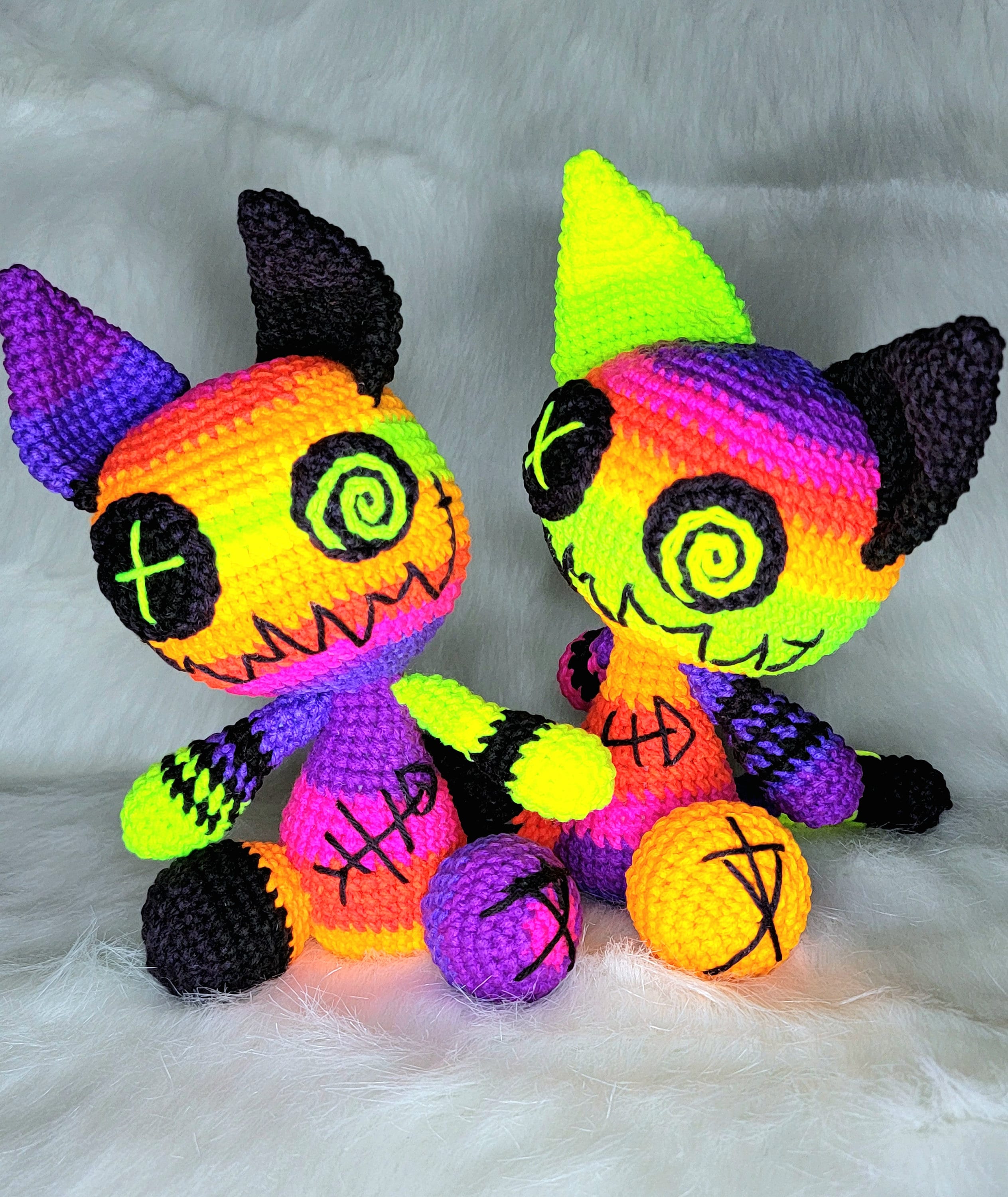 Made to Order, Emotional Support Zombie Cat, Handmade Creepy Cute