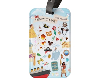 Etiqueta de equipaje para cruceros de Disney: accesorio de viaje para maletas, etiqueta de equipaje, regalo, recuerdo