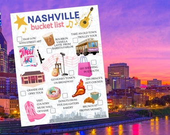 Nashville Bucket List Illustrierter Reiseführer für den Urlaub in Music City