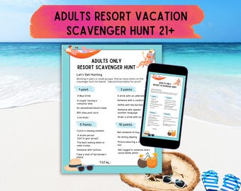 Juego de búsqueda del tesoro para grupos de amigos en un resort de vacaciones para adultos