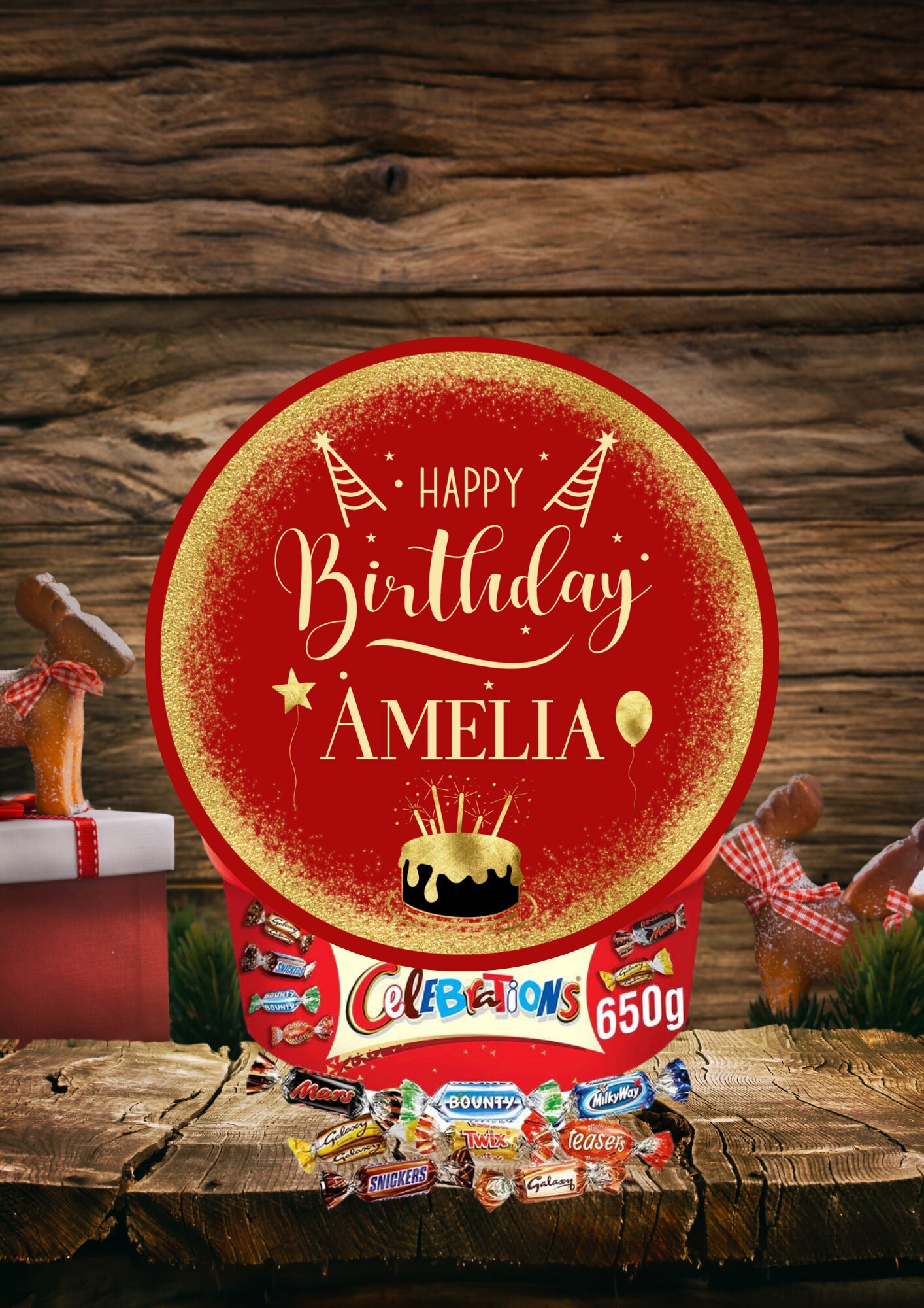 Personalised  Stickers | Cadbury Celebration Box Label | Custom label stickers  | Birthday  Party Favour Labels | Cadbury Celebration box