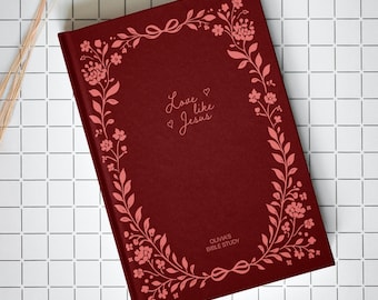 Personalized Christian Notebook, Prayer Journal for Women, Bible Study Journal, Mother’s Day Gift for Mom Grandma, Custom Faith Journal