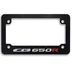 For Honda CB 650R Textured Motorcycle License Plate Frame (ALL YEARS)