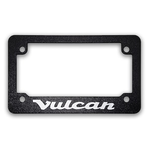 For Kawasaki Vulcan Motorcycles Textured License Plate Frame (All Models & Years)