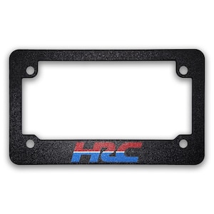 For Honda HRC Racing Textured Motorcycle License Plate Frame