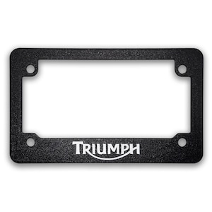 For Triumph Motorcycles Textured License Plate Frame (All Models & Years)