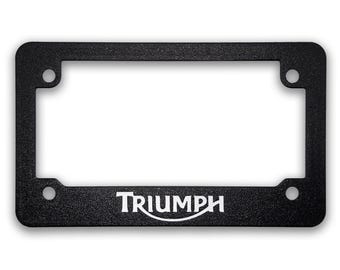 For Triumph Motorcycles Textured License Plate Frame (All Models & Years)