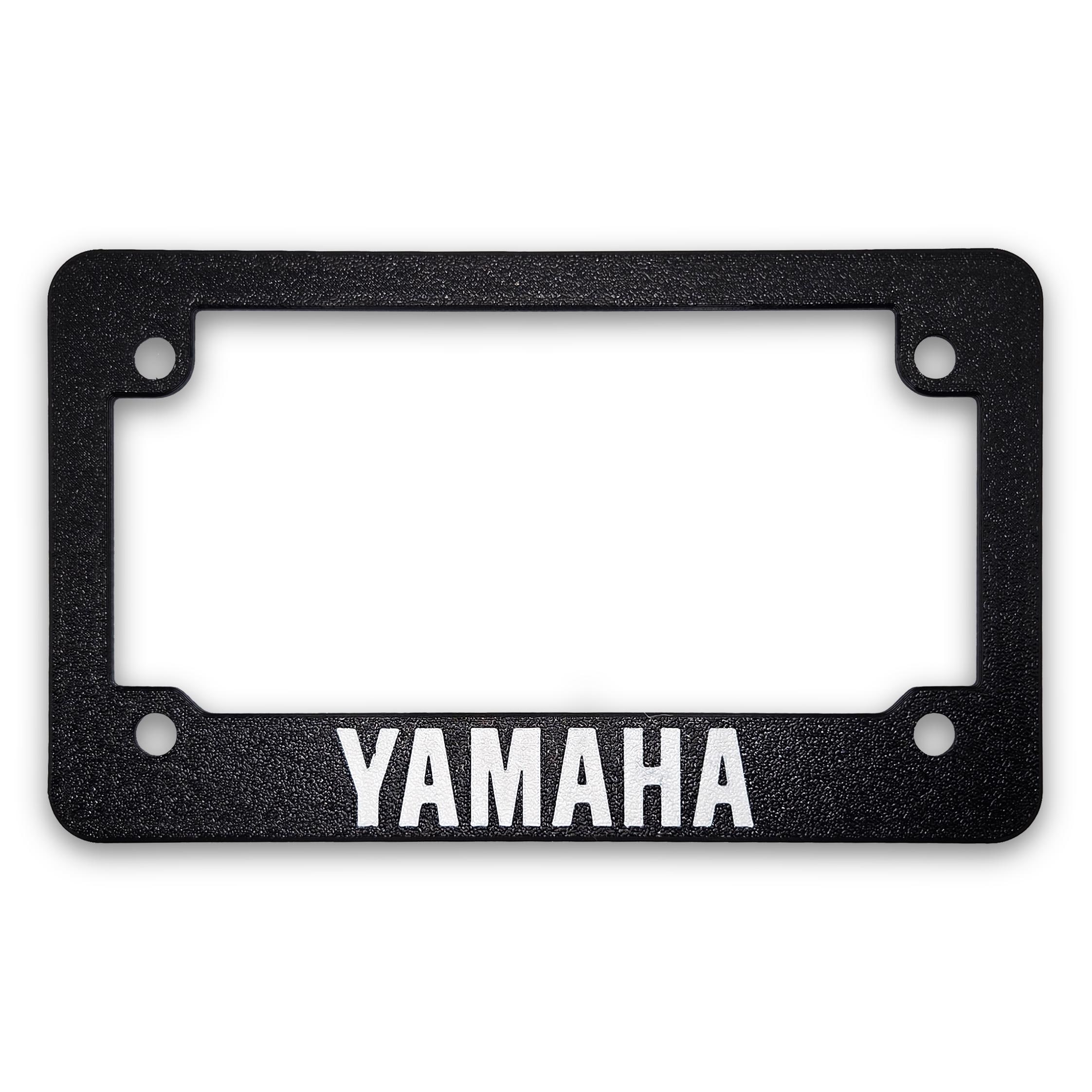 For Yamaha Motorcycles Textured License Plate Frame (all Models