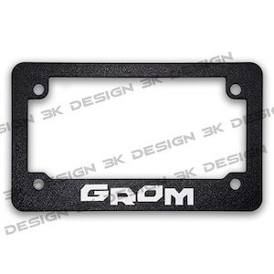 For Honda GROM Textured Motorcycle License Plate Frame (ALL YEARS)