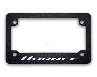 For Honda Hornet Textured Motorcycle License Plate Frame (ALL MODELS)