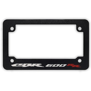 For Honda CBR 600RR Textured Motorcycle License Plate Frame (2 STYLES)