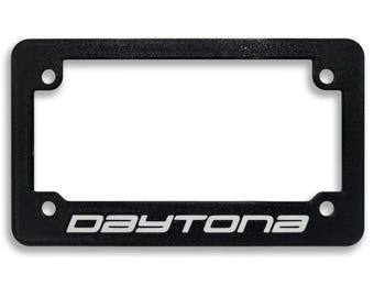 For Triumph Daytona Textured Motorcycle License Plate Frame (All Years)