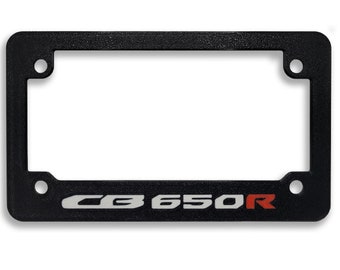 For Honda CB 650R Textured Motorcycle License Plate Frame (ALL YEARS)